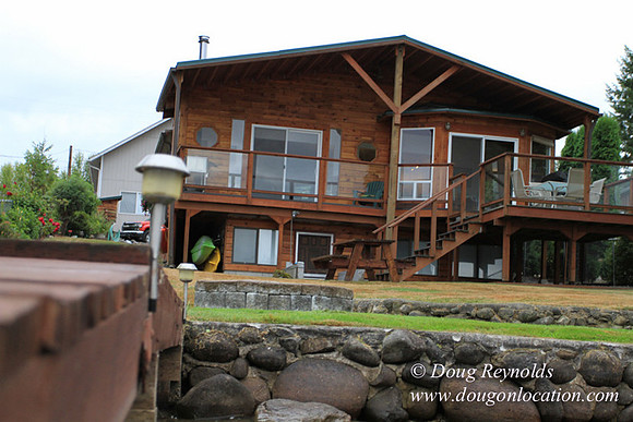 Boat, Cabin, Dock, "Greg's", Home, House, Lake, Small, WA, Washington, Yard, deck, green., vacation