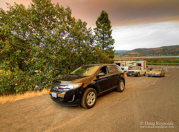 Ford TV Commercial Film Locations Washington Fire Smoke Sepia