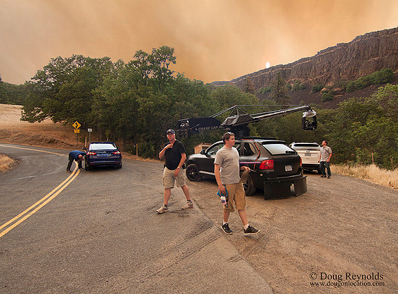 Ford TV Commercial Film Locations Washington Fire Smoke Sepia