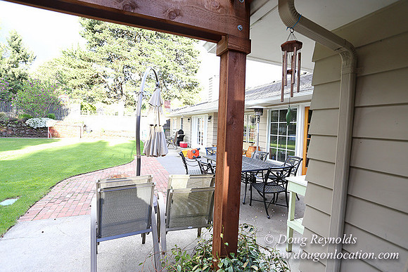 Mid Century Traditional Style Home, With a Basement, 2 car garage average sized Back Yard with Patio and Fire Pit.