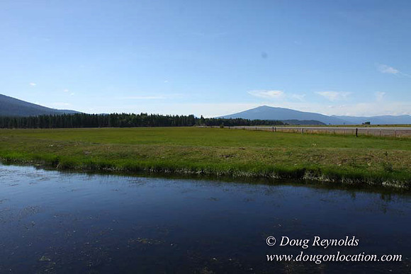 Ranch 18 South side of Hwy  has 2500 Acres of green fields Creeks water crossing Bridges on a Large Lake and miles of Dirt roads Oak trees  Forest land ATV Trails cows