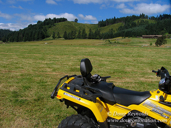 Ranch 6 has 2500 Acres of rolling green hills barns Creeks water crossing Bridges River and miles of Dirt roads Oak trees Cabins Forest land ATV Trails Camping