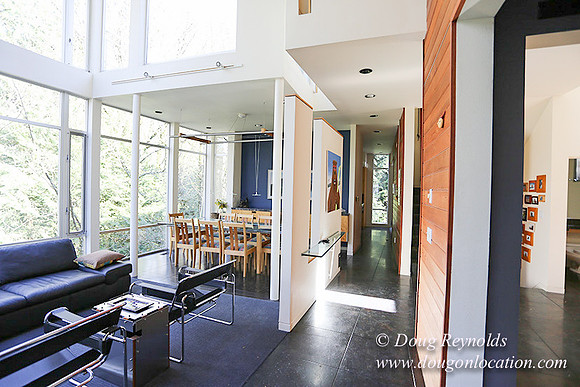 Modern Contemporary Green Home Portland Oregon Dwell Style; family house Northwest Style