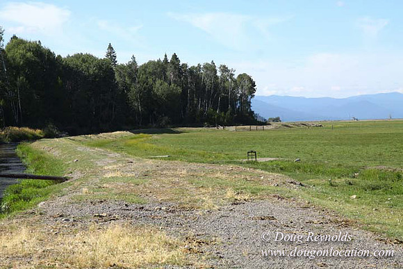 Ranch 18 South side of Hwy  has 2500 Acres of green fields Creeks water crossing Bridges on a Large Lake and miles of Dirt roads Oak trees  Forest land ATV Trails cows