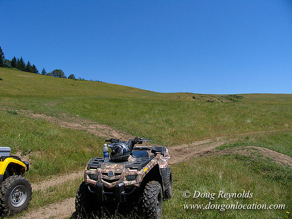 Ranch 6 has 2500 Acres of rolling green hills barns Creeks water crossing Bridges River and miles of Dirt roads Oak trees Cabins Forest land ATV Trails Camping
