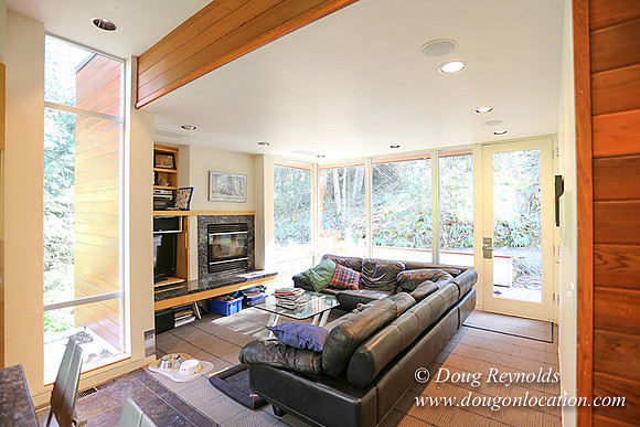 Modern Contemporary Green Home Portland Oregon Dwell Style; family house Northwest Style