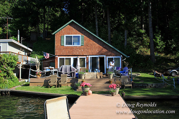 Boat, Cabin, Dock, Home, "Lake House", Ramp, Scotts, WA, Washington, Yard, deck, "green. Beach"