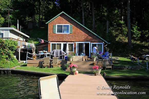Boat, Cabin, Dock, Home, "Lake House", Ramp, Scotts, WA, Washington, Yard, deck, "green. Beach"