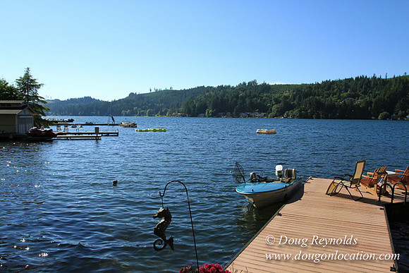 Boat, Cabin, Dock, Home, "Lake House", Ramp, Scotts, WA, Washington, Yard, deck, "green. Beach"