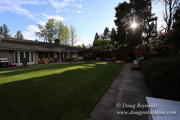 Mid Century Traditional Style Home, With a Basement, 2 car garage average sized Back Yard with Patio and Fire Pit.