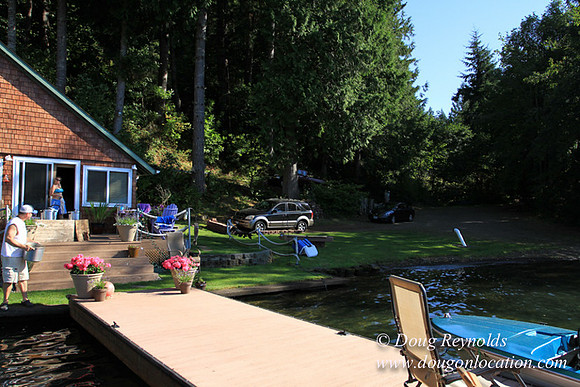 Boat, Cabin, Dock, Home, "Lake House", Ramp, Scotts, WA, Washington, Yard, deck, "green. Beach"