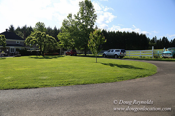 "2 Barns", "2 car garage", "40+ Acres", "PDX Zone", Pool, "White Fence", cows, "farm House", "rap around dive", "well maintained"