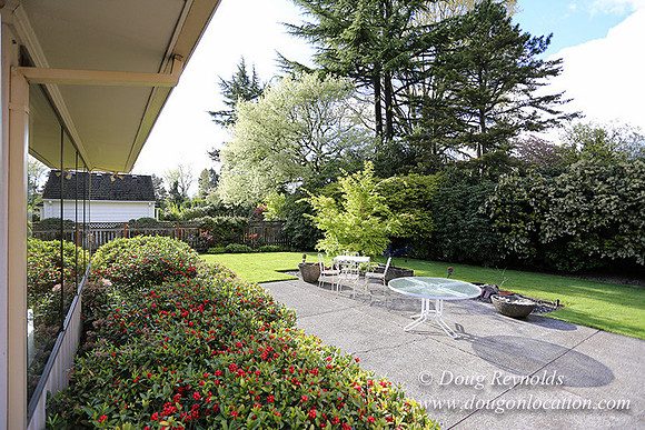Mid Century Traditional Style Home, With a Basement, 2 car garage average sized Back Yard with Patio