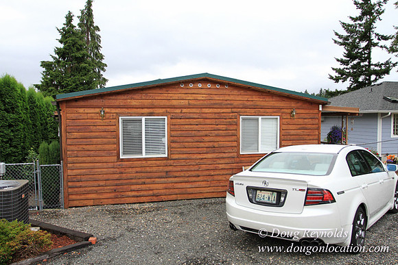 Boat, Cabin, Dock, "Greg's", Home, House, Lake, Small, WA, Washington, Yard, deck, green., vacation