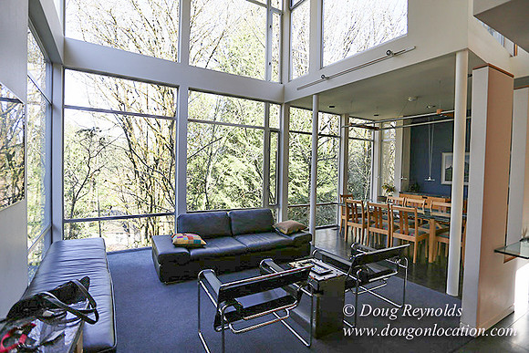 Modern Contemporary Green Home Portland Oregon Dwell Style; family house Northwest Style