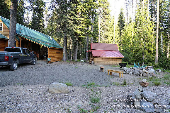 Wayen's Cabin, Home, Creek, Mountain, MT, Oregon, OR, "Fire Pit"