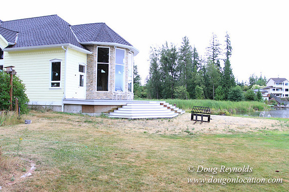 Cabin, Curtis, Dock, Green, Home, Lake, Small, WA, Washington, Yard, Yard, deck