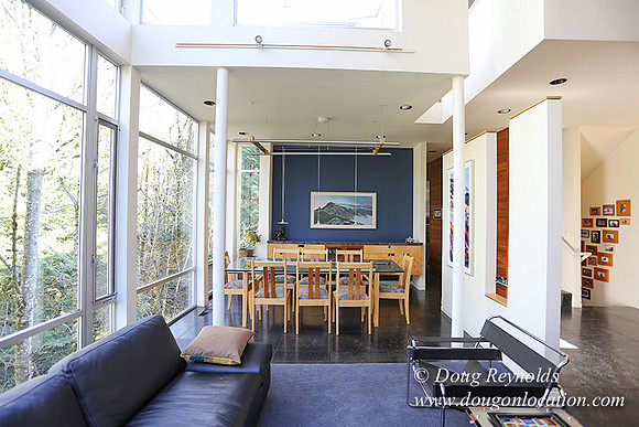 Modern Contemporary Green Home Portland Oregon Dwell Style; family house Northwest Style