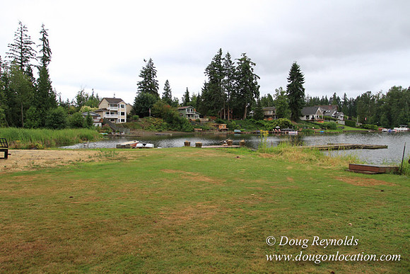 Cabin, Curtis, Dock, Green, Home, Lake, Small, WA, Washington, Yard, Yard, deck