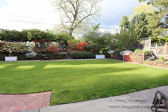 Mid Century Traditional Style Home, With a Basement, 2 car garage average sized Back Yard with Patio and Fire Pit.