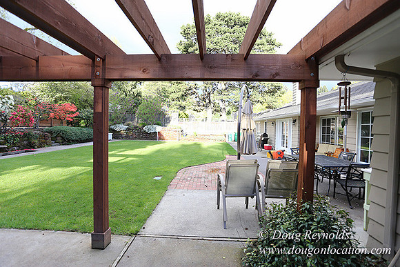 Mid Century Traditional Style Home, With a Basement, 2 car garage average sized Back Yard with Patio and Fire Pit.