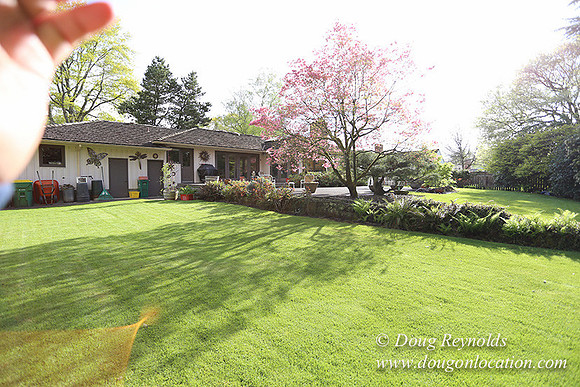 Mid Century Traditional Style Home, With a Basement, 2 car garage average sized Back Yard with Patio