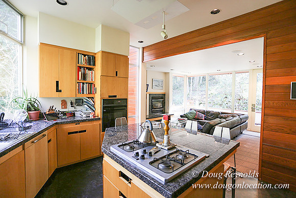 Modern Contemporary Green Home Portland Oregon Dwell Style; family house Northwest Style