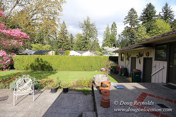 Mid Century Traditional Style Home, With a Basement, 2 car garage average sized Back Yard with Patio