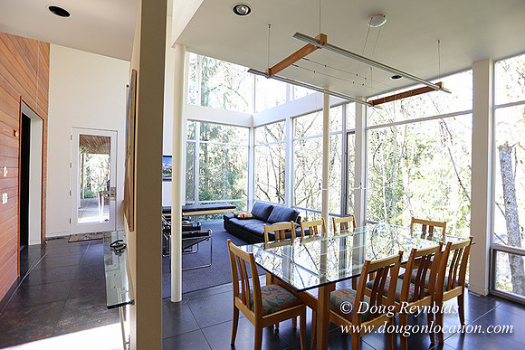 Modern Contemporary Green Home Portland Oregon Dwell Style; family house Northwest Style