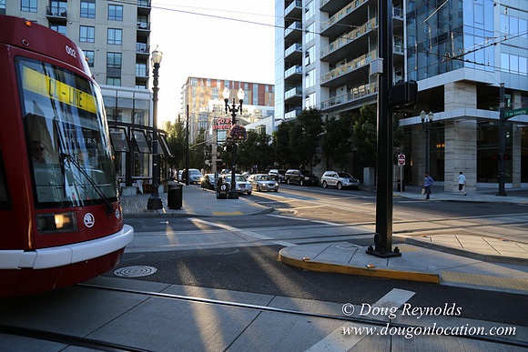 Street Car and Go Sign-4280