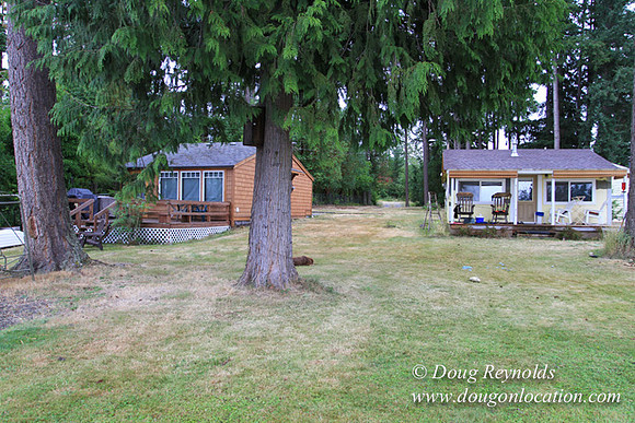 Cabin, Curtis, Dock, Green, Home, Lake, Small, WA, Washington, Yard, Yard, deck