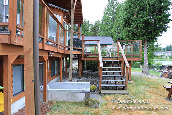 Boat, Cabin, Dock, "Greg's", Home, House, Lake, Small, WA, Washington, Yard, deck, green., vacation