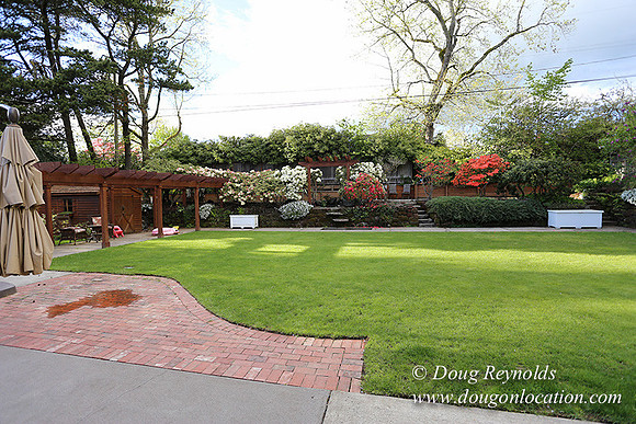 Mid Century Traditional Style Home, With a Basement, 2 car garage average sized Back Yard with Patio and Fire Pit.