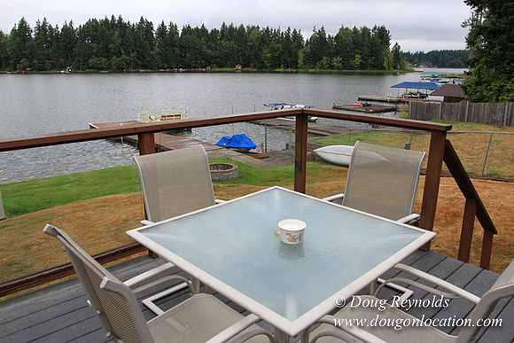 Boat, Cabin, Dock, "Greg's", Home, House, Lake, Small, WA, Washington, Yard, deck, green., vacation