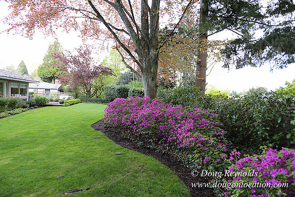 Mid Century Traditional Style Home, With a Basement, 2 car garage average sized Back Yard with Patio.