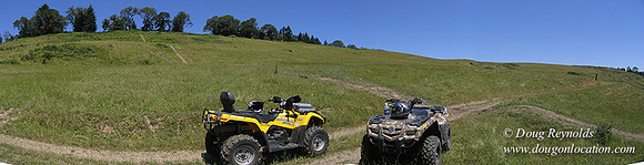 Ranch 6 has 2500 Acres of rolling green hills barns Creeks water crossing Bridges River and miles of Dirt roads Oak trees Cabins Forest land ATV Trails Camping