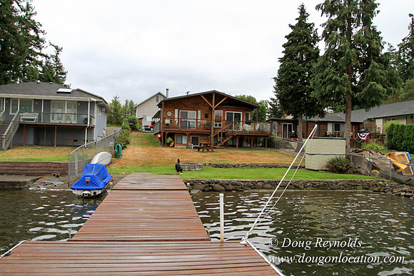 Boat, Cabin, Dock, "Greg's", Home, House, Lake, Small, WA, Washington, Yard, deck, green., vacation