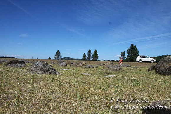 Ranch 18 South side of Hwy  has 2500 Acres of green fields Creeks water crossing Bridges on a Large Lake and miles of Dirt roads Oak trees  Forest land ATV Trails cows