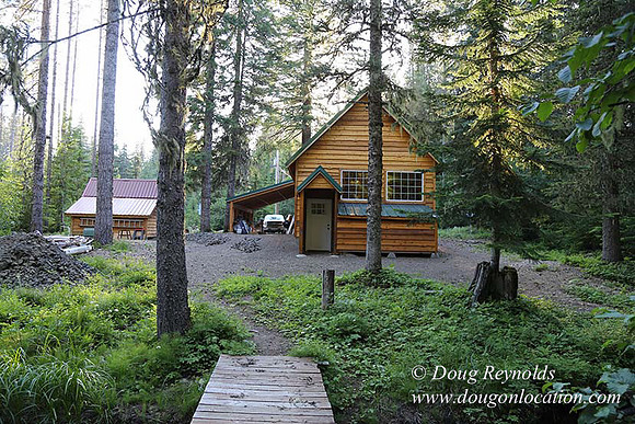 Wayen's Cabin, Home, Creek, Mountain, MT, Oregon, OR, "Fire Pit"