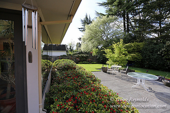 Mid Century Traditional Style Home, With a Basement, 2 car garage average sized Back Yard with Patio