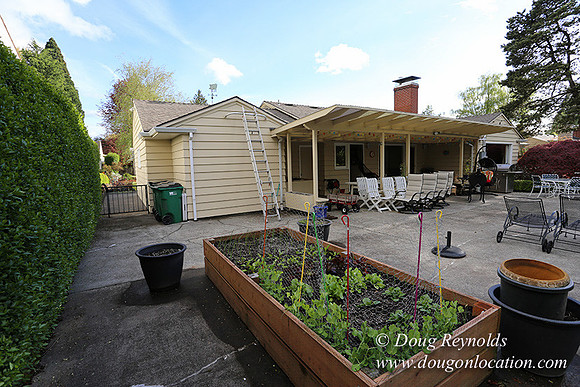 Mid Century Traditional Style Home, With a Basement, 2 car garage average sized 2 leval Back Yard with Patio and Fire Pit.