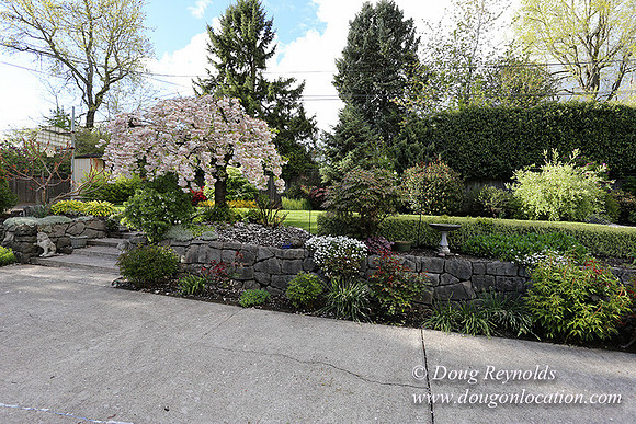 Mid Century Traditional Style Home, With a Basement, 2 car garage average sized 2 leval Back Yard with Patio and Fire Pit.