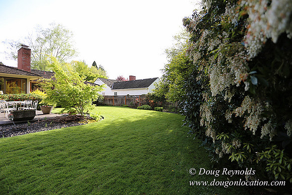 Mid Century Traditional Style Home, With a Basement, 2 car garage average sized Back Yard with Patio