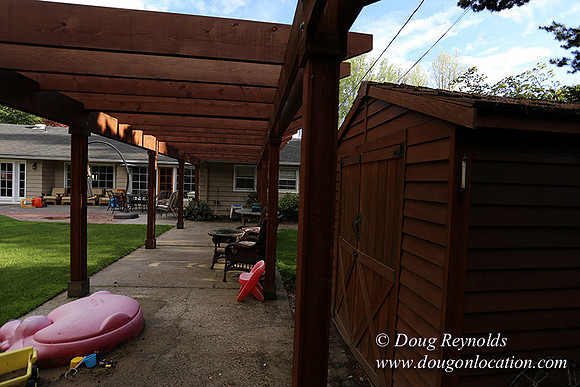 Mid Century Traditional Style Home, With a Basement, 2 car garage average sized Back Yard with Patio and Fire Pit.