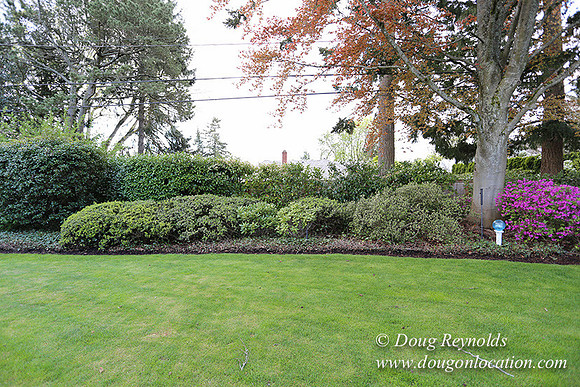 Mid Century Traditional Style Home, With a Basement, 2 car garage average sized Back Yard with Patio.