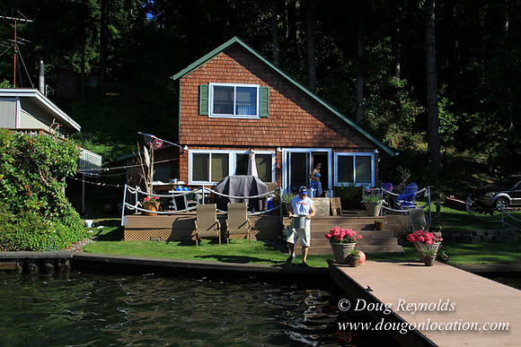 Boat, Cabin, Dock, Home, "Lake House", Ramp, Scotts, WA, Washington, Yard, deck, "green. Beach"