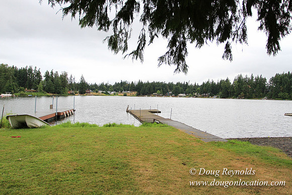 Cabin, Curtis, Dock, Green, Home, Lake, Small, WA, Washington, Yard, Yard, deck