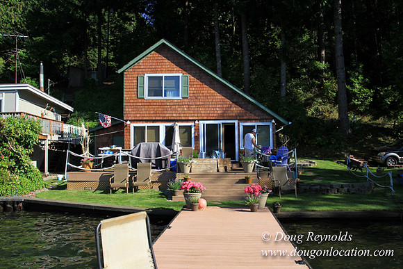 Boat, Cabin, Dock, Home, "Lake House", Ramp, Scotts, WA, Washington, Yard, deck, "green. Beach"