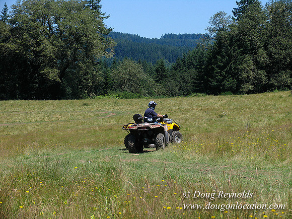 Ranch 6 has 2500 Acres of rolling green hills barns Creeks water crossing Bridges River and miles of Dirt roads Oak trees Cabins Forest land ATV Trails Camping