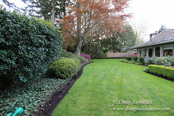Mid Century Traditional Style Home, With a Basement, 2 car garage average sized Back Yard with Patio.
